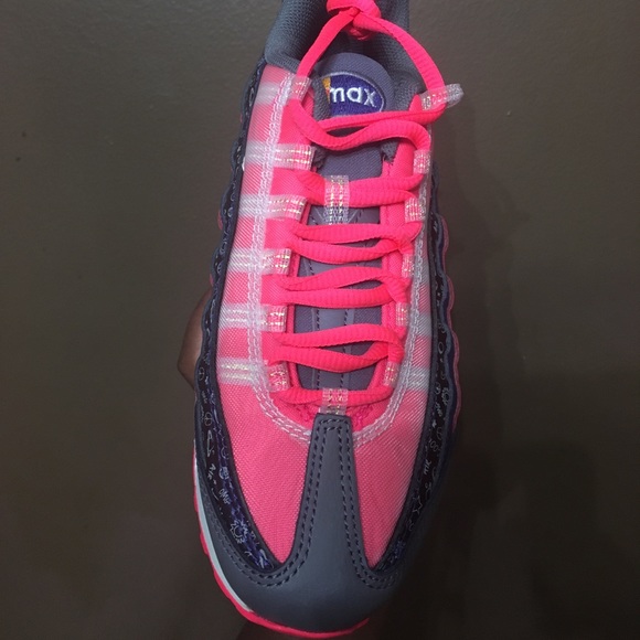 Nike Air Max 95 (GS) Regency Purple/Racer Pink - Picture 3 of 12